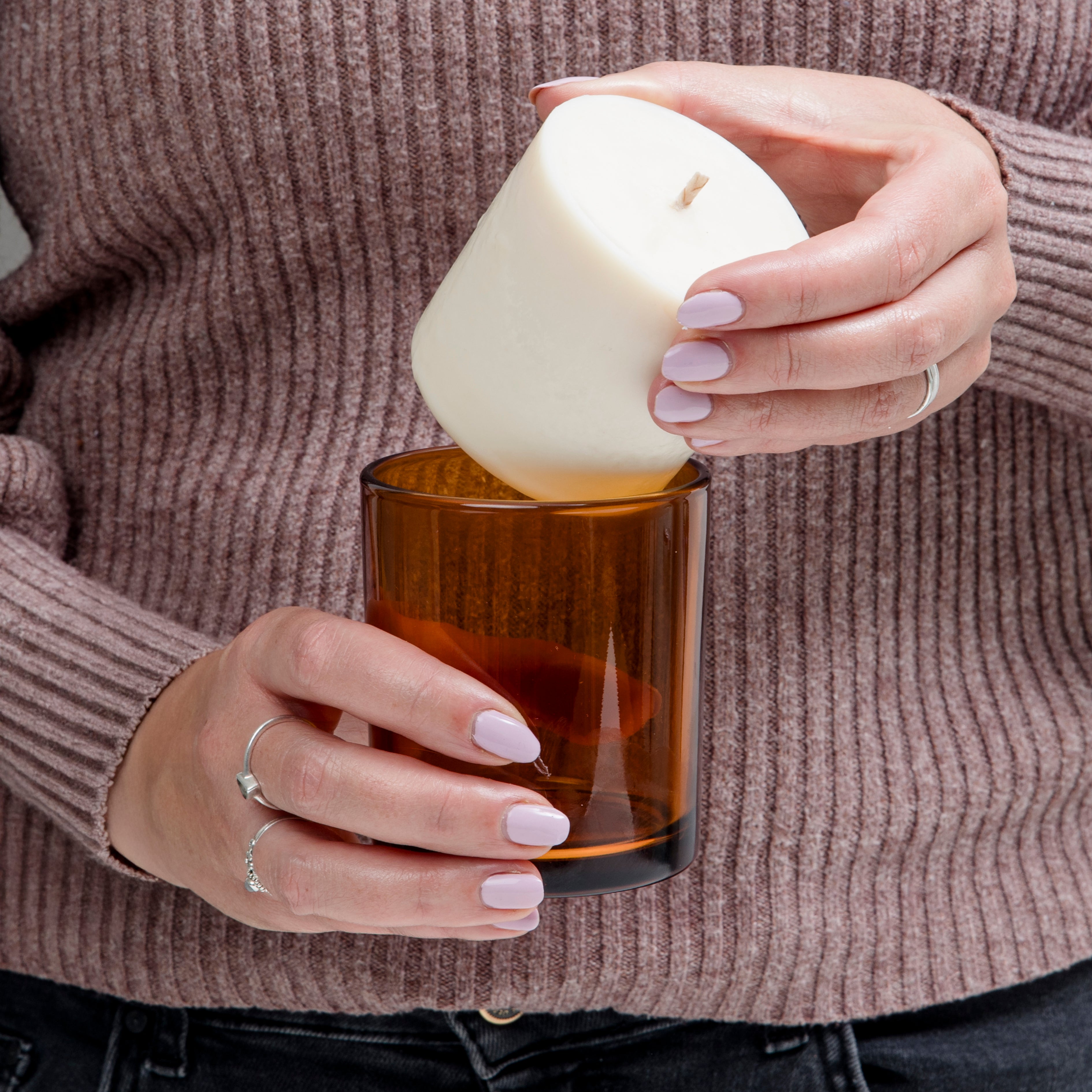 Refillkerze mit Duftmischung Bio