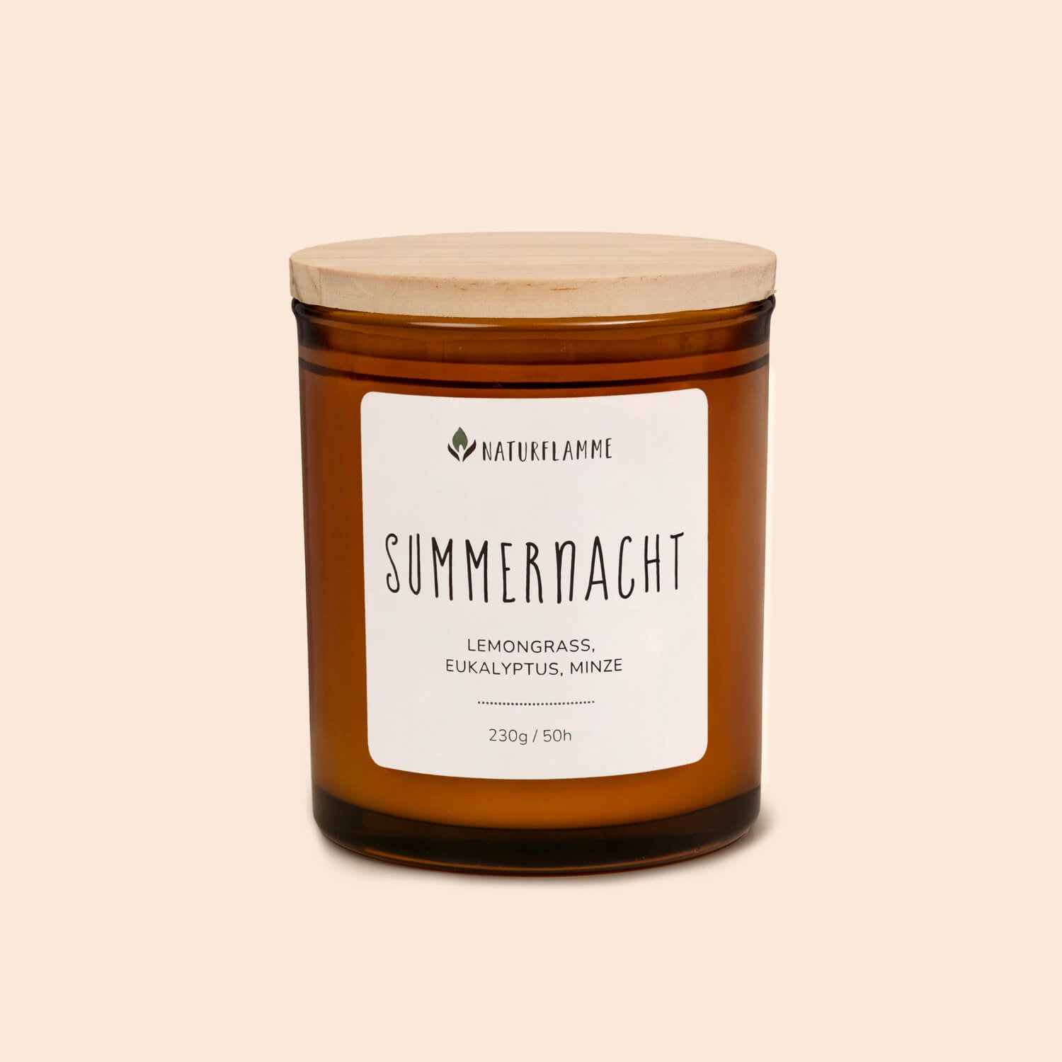 Sommerkerze "Summernacht" Lemongrass, Eukalyptus, Minze
