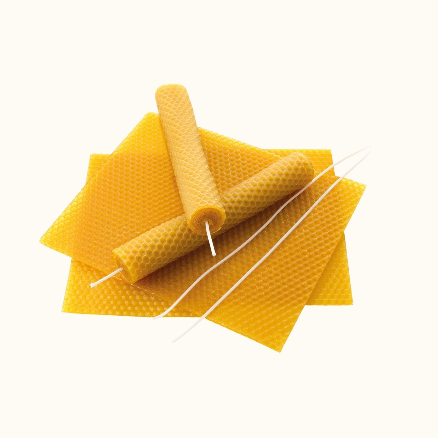 Bienenwaben-Kerzenbastelset