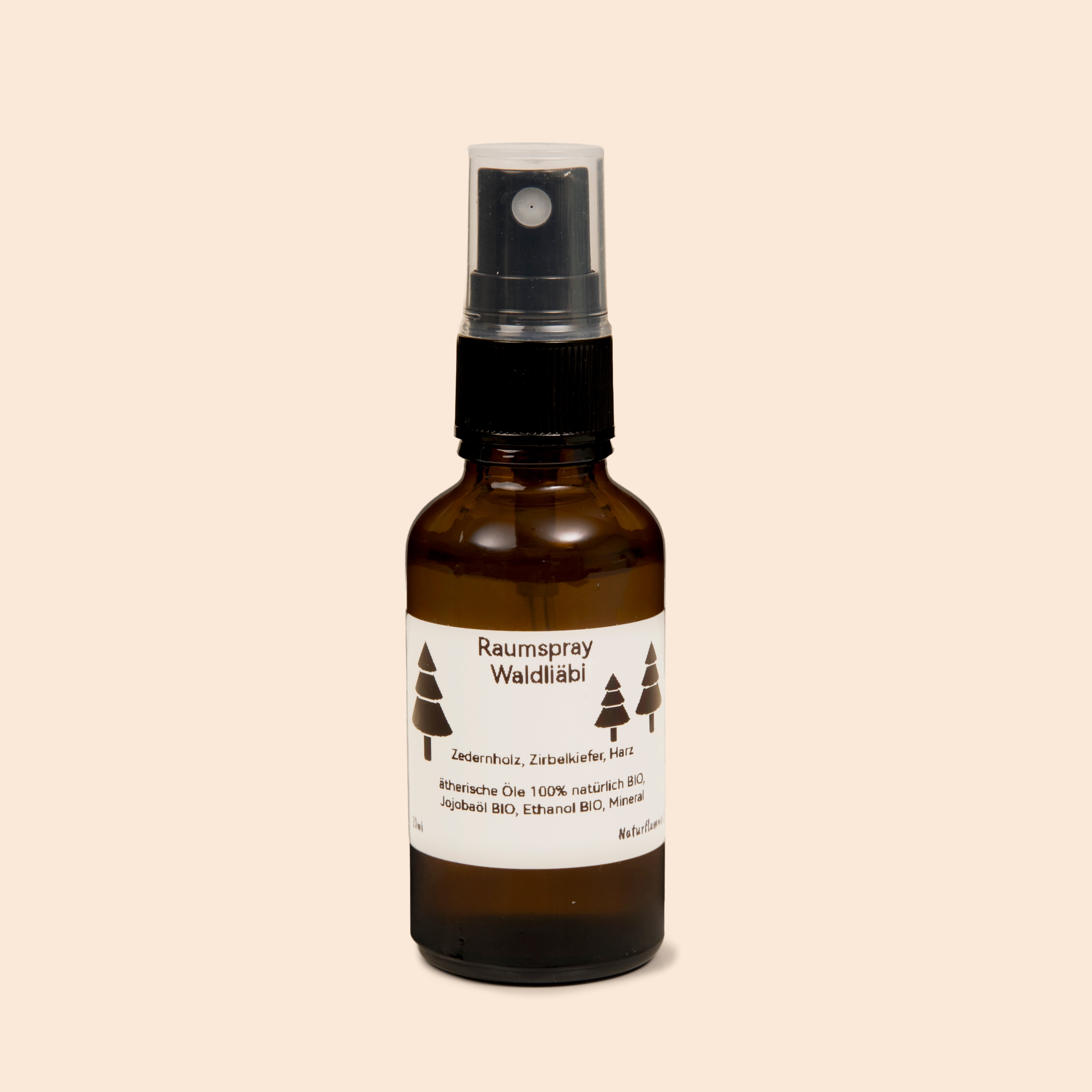 Raumspray Waldduft "Waldliäbi" Zedernholz, Zirbe, Benzoe Siam Bio