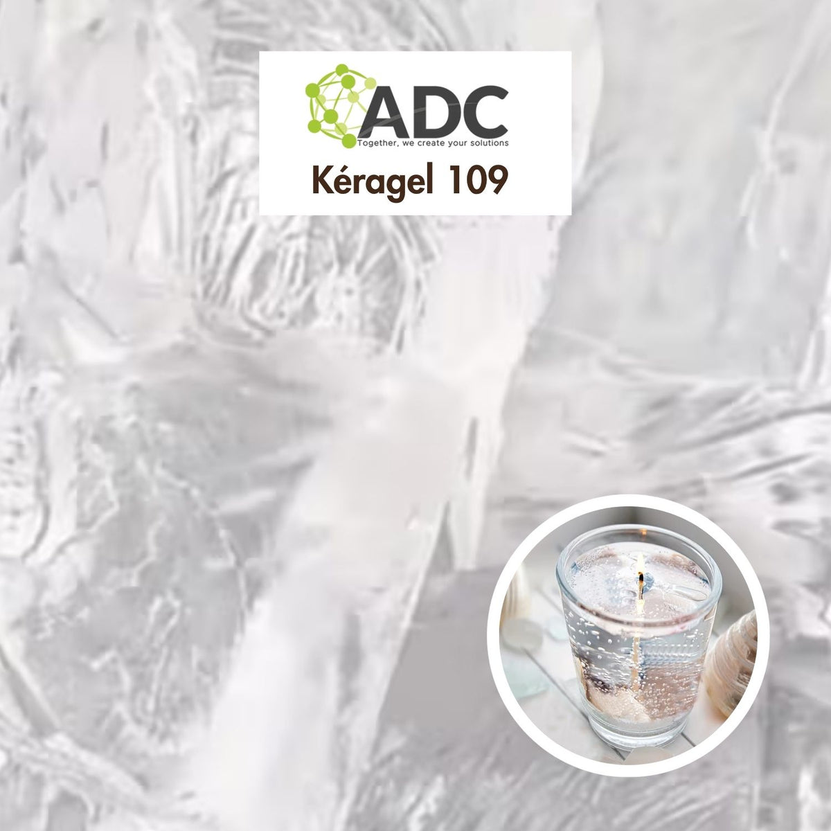 Kerzen Gelwachs transparent