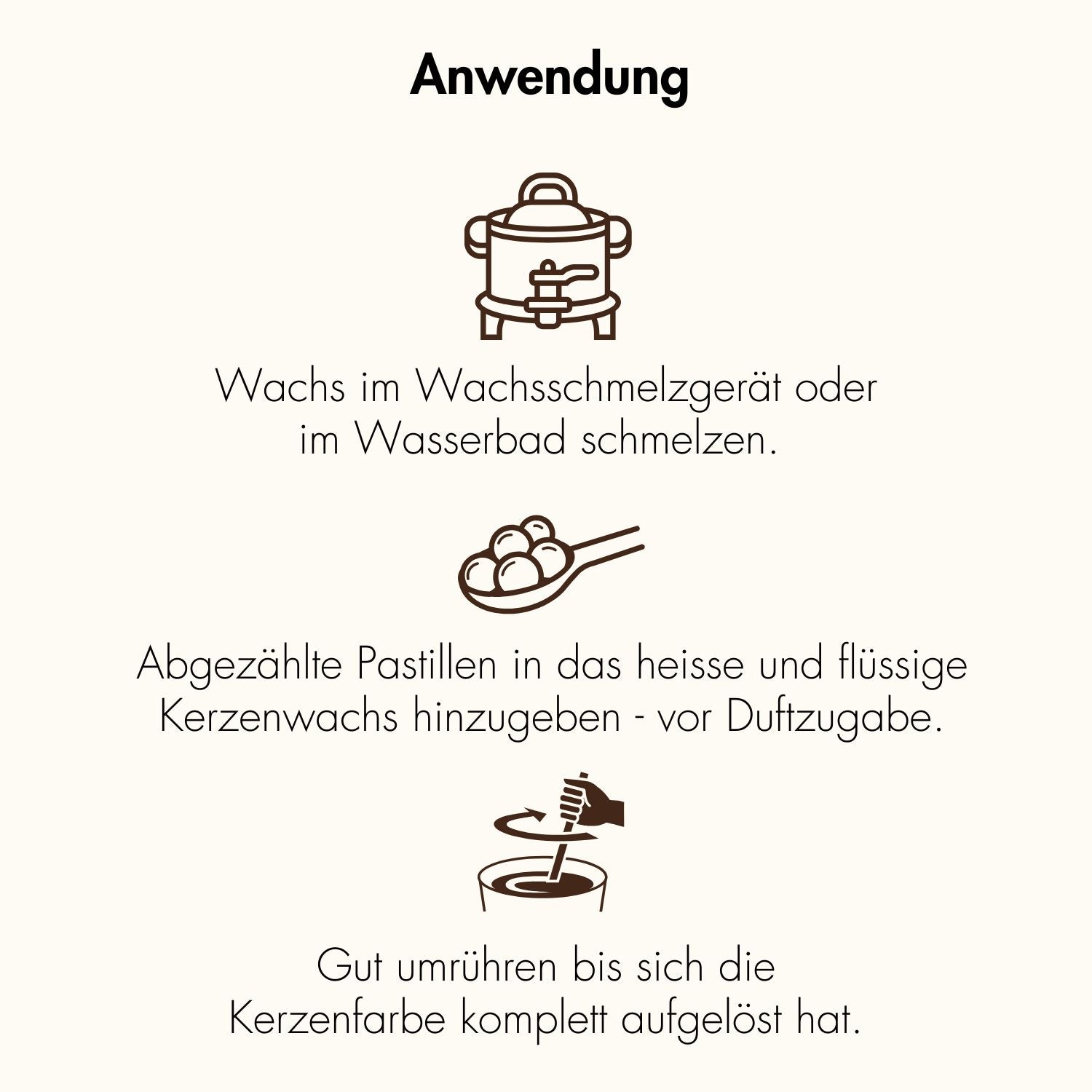 Kerzenfarbe Pastellrot