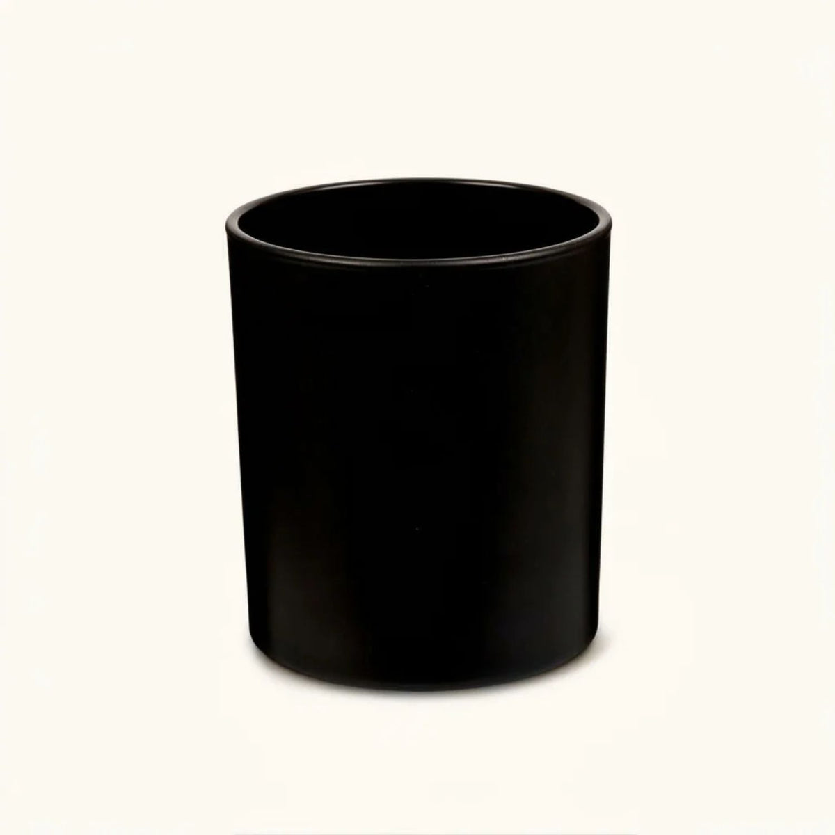 Kerzenglas schwarz matt 300ml
