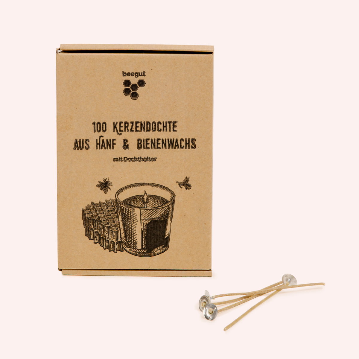 Bienenwachsdochte für Kerzen bis Ø 70 mm