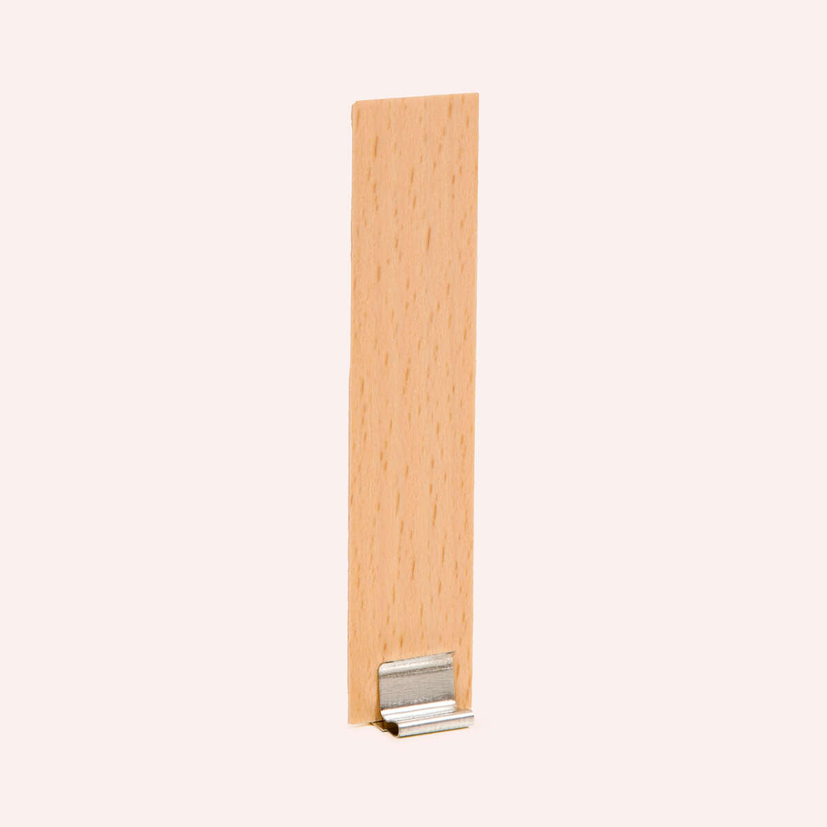 Holzdocht aus Schweizer Rotbuche inkl. Halter aus Metall