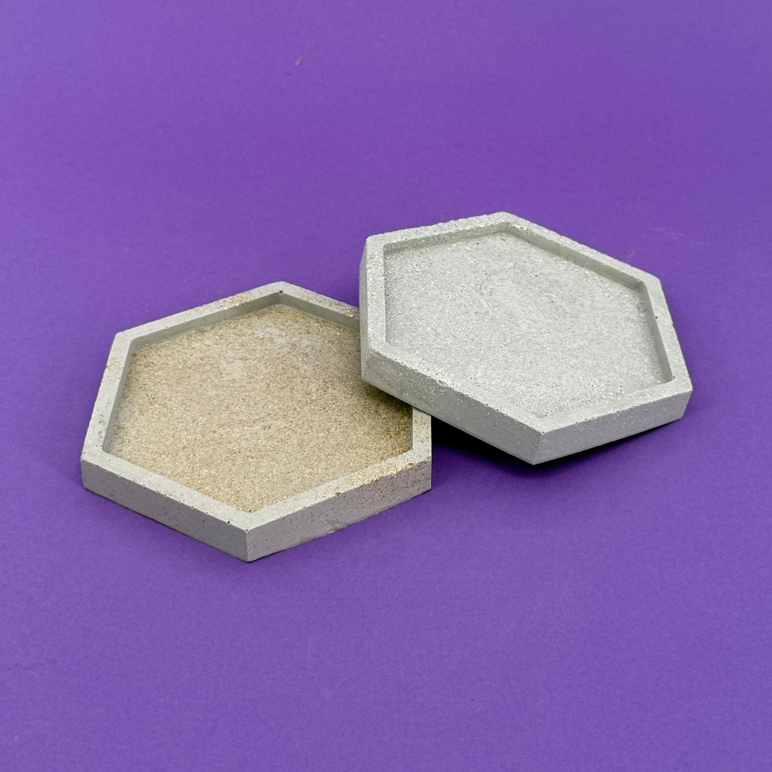 Wiederverwendbare Silikonform Hexagon 11.5 cm x 10 cm